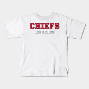 Kansas Chiefs Red Reigns Kids T-Shirt